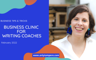 Business clinic for writing coaches – February 2022