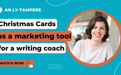 Christmas Cards as a marketing tool for a writing coach